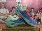 Nike Basketball Sneakers Blue Green Orange