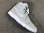 Air Jordan 1 WMNS High Zoom Grey Blue High-Top Sneakers