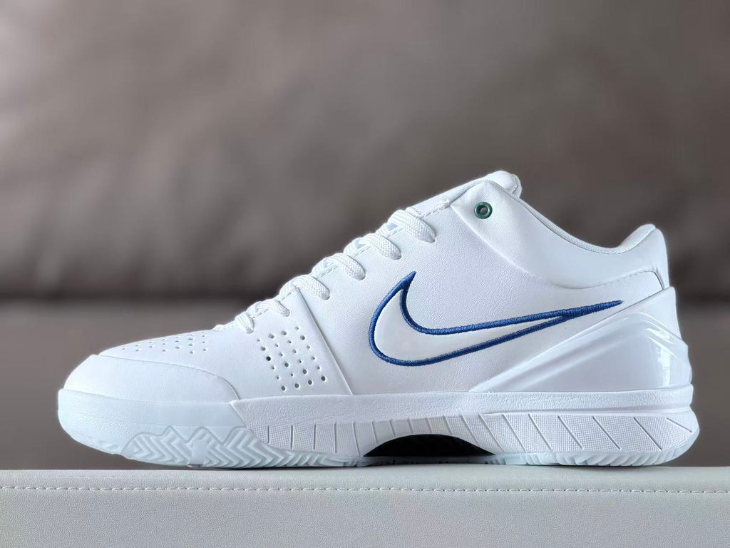 Nike Kobe 4 Basketball Shoes White and Blue