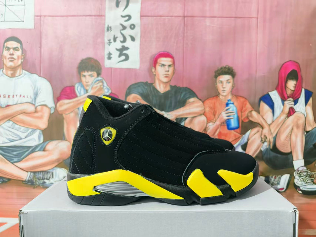 Jordan Basketball Sneakers Black and Yellow