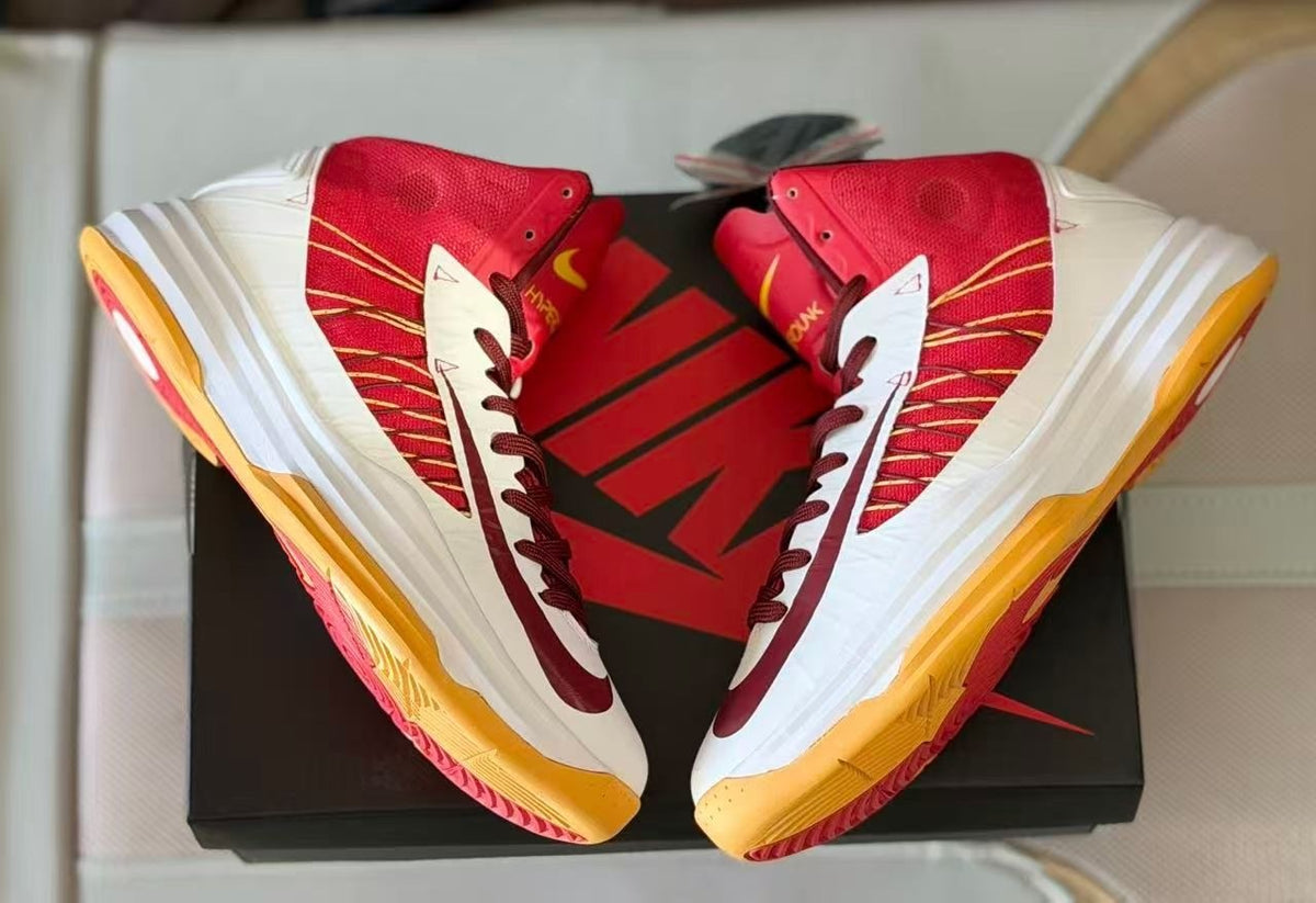 Nike Hyperdunk 2012 China Team Basketball Shoes Red White