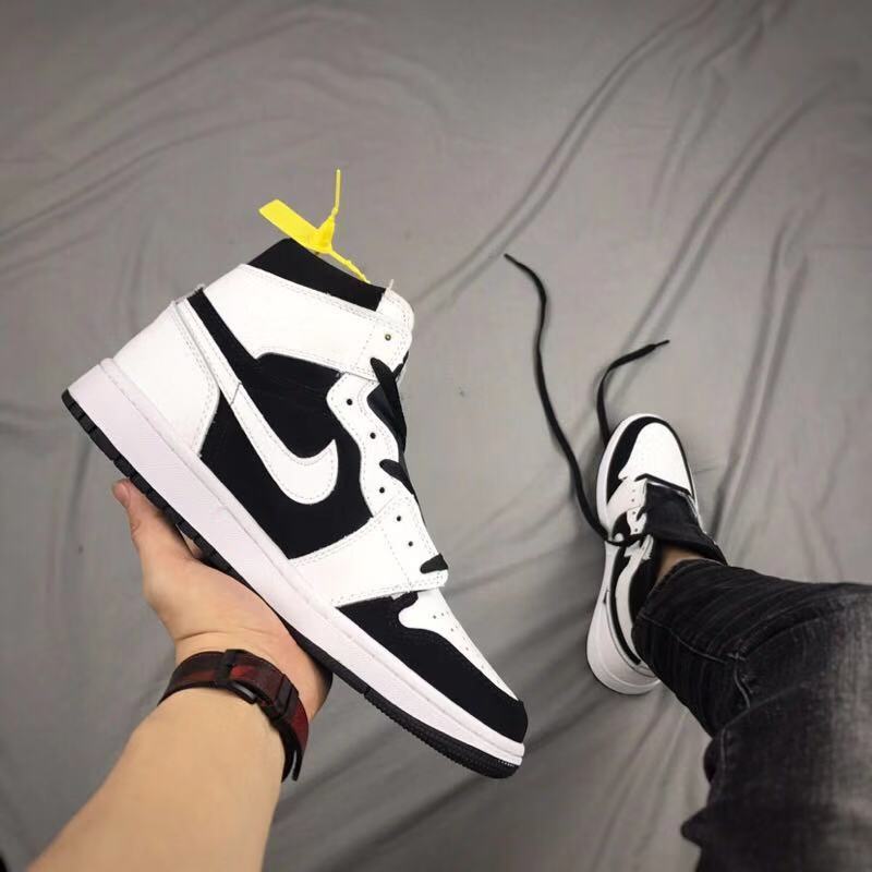 Jordan Air Jordan 1 High Black White Panda Sneakers