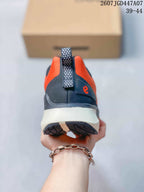ECCO 710270OPW Orange and Navy Running Sneakers