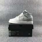 Jordan Air Jordan 1 Mid GS Light Bone Grey Fog Sneakers