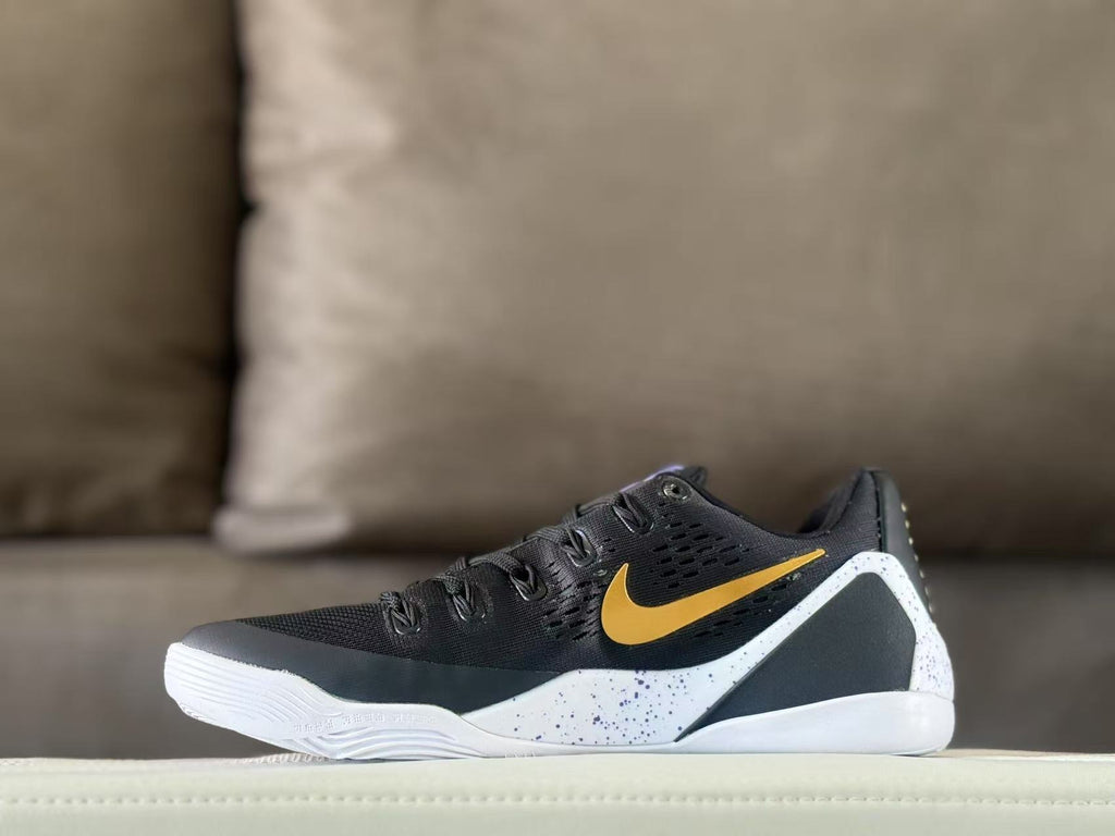 Nike Kobe 9 Basketball Sneakers Black Gold