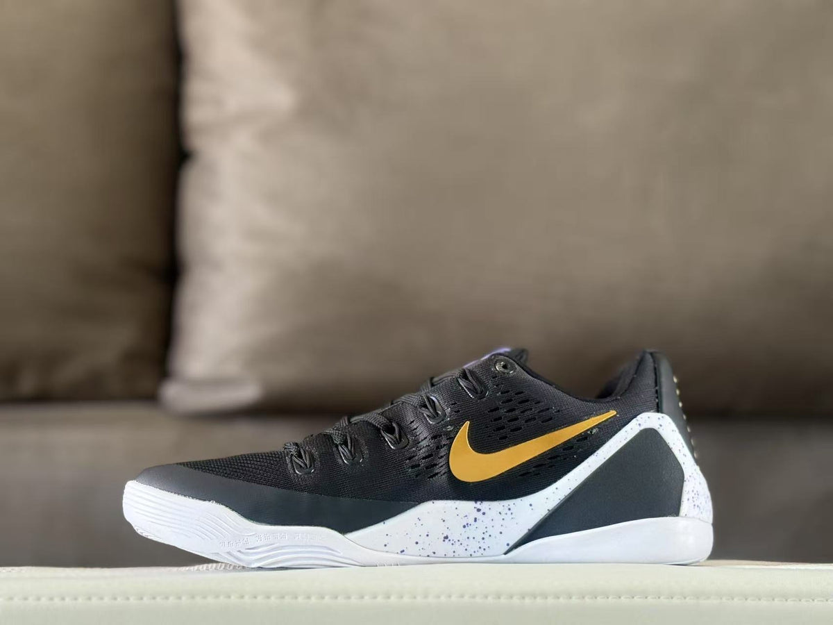Nike Kobe 9 Basketball Sneakers Black Gold