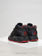 Jordan 6 Rings Sneakers Black Red
