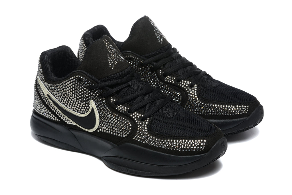 Nike 883 Black Rhinestone Basketball Sneakers