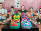 Mismatched Color Basketball Sneakers