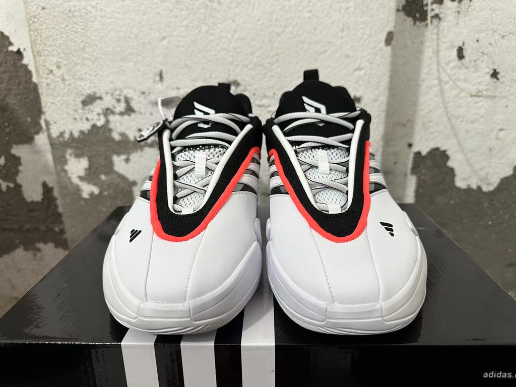 Adidas Basketball Shoes in White, Blue and Black