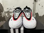 Adidas Basketball Shoes in White, Blue and Black
