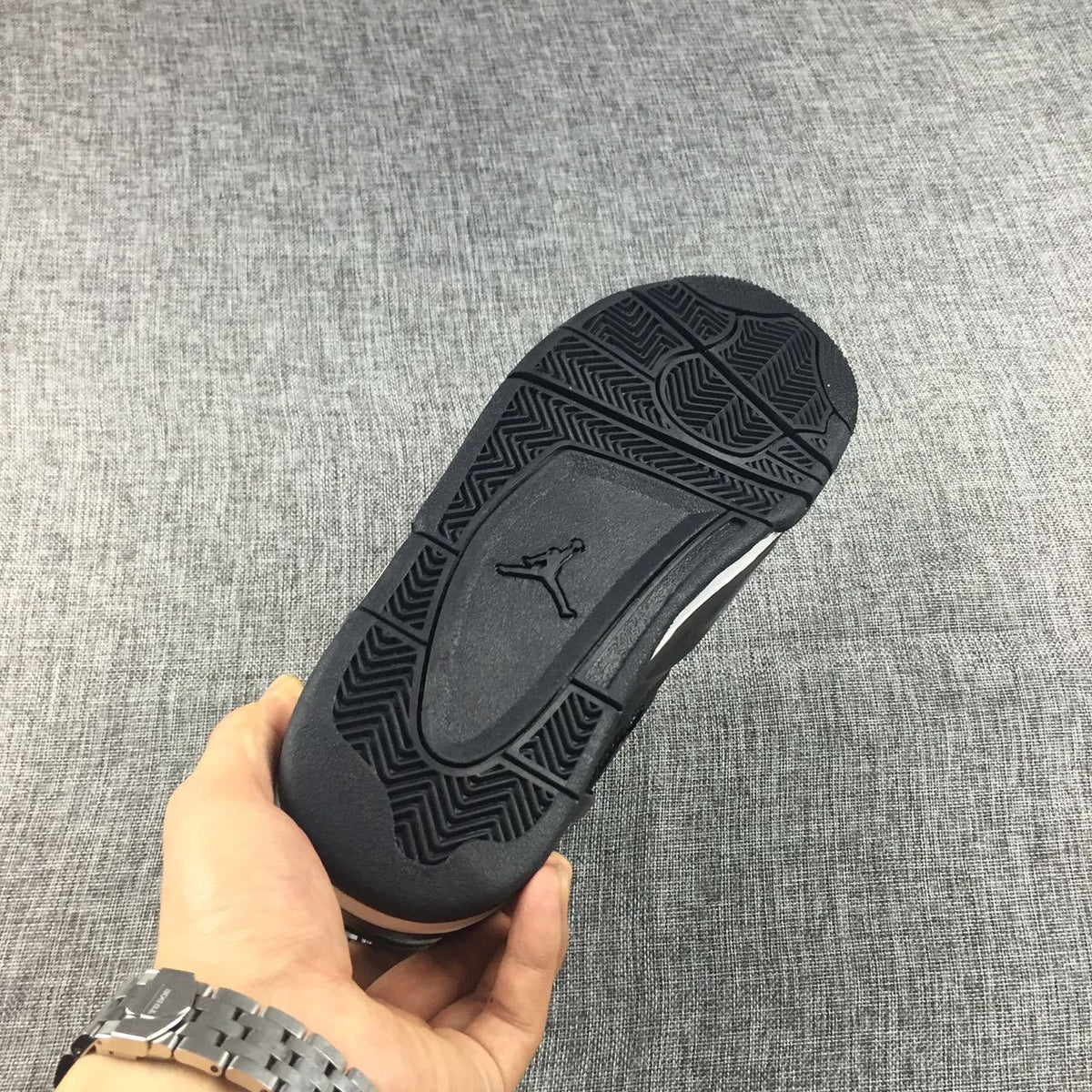 Jordan Air Jordan 4 Black High-Top Sneakers