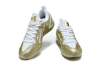 Nike 511-2 White and Gold Basketball Sneakers