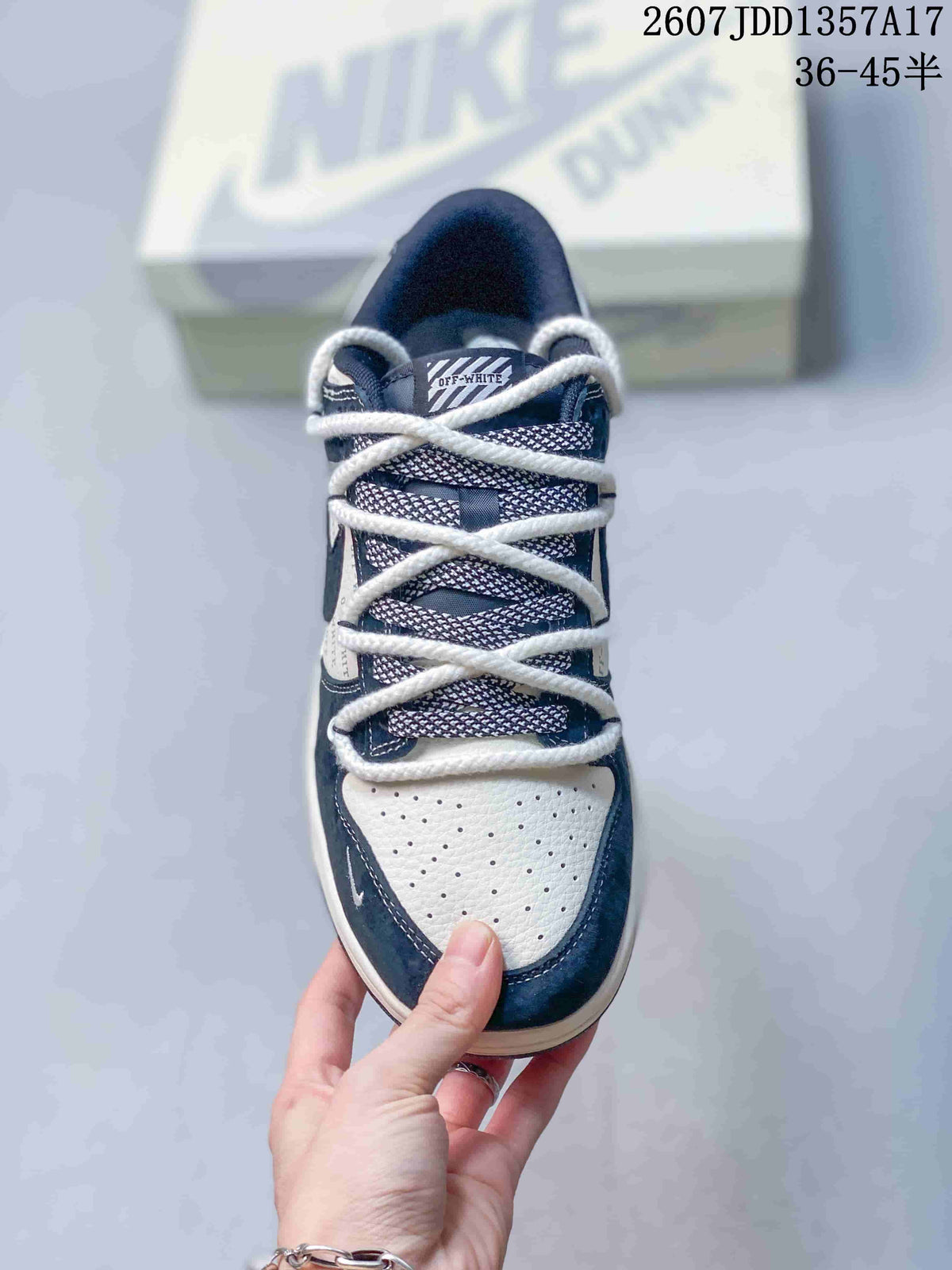 Nike SB Dunk Low Sneakers Navy and White