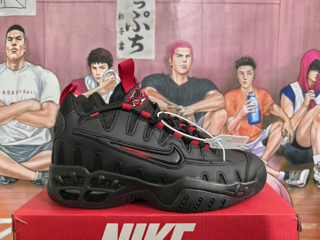 Nike Black and Red Sneakers