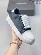 NUMERIS Denim Sneakers Navy and White 07JJD427A
