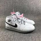 Jordan Air Jordan 1 Mid GS White Cement Sneakers