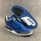 Jordan Air Jordan 3 Blue Sneakers with Elephant Print