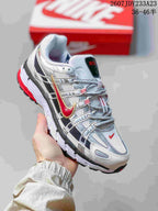 Nike P-6000 Premium Sneakers White Silver Red 2607JDY233A23