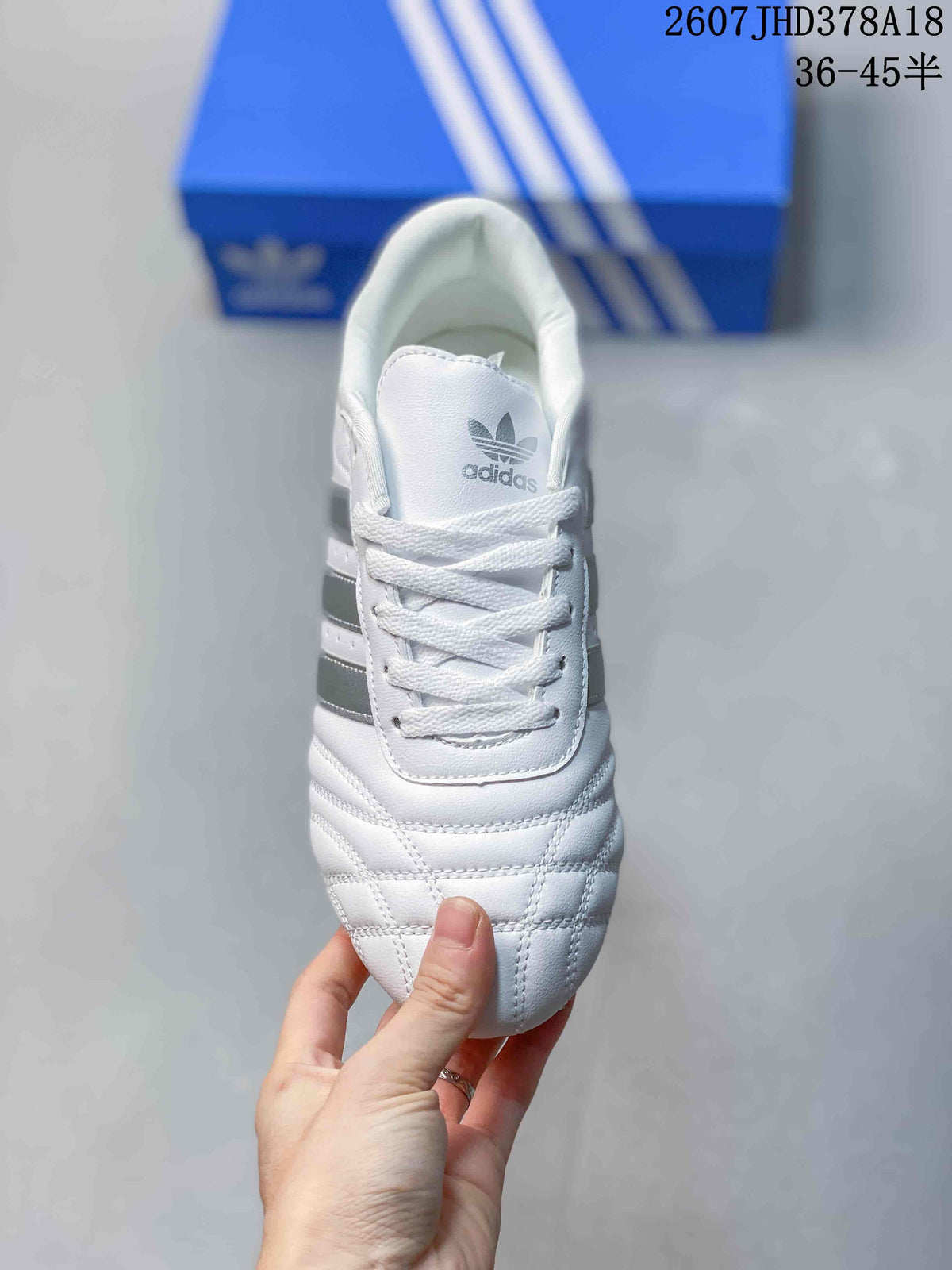 adidas Taekwondo SMIL-LS Low-Top Sneakers White Silver