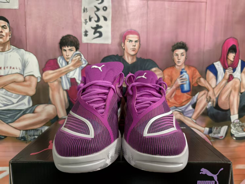 PUMA Purple Basketball Sneakers