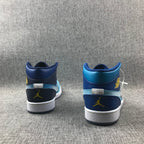 Jordan Air Jordan 1 Mid Blue Graphic Sneakers BV7446-400