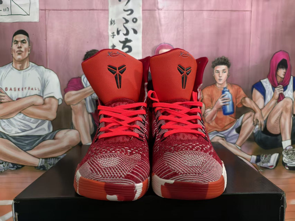 Nike Basketball Sneakers Red High-Top