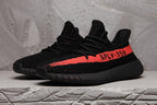 Yeezy 350 V2 SPLV-350 Black and Red Sneakers
