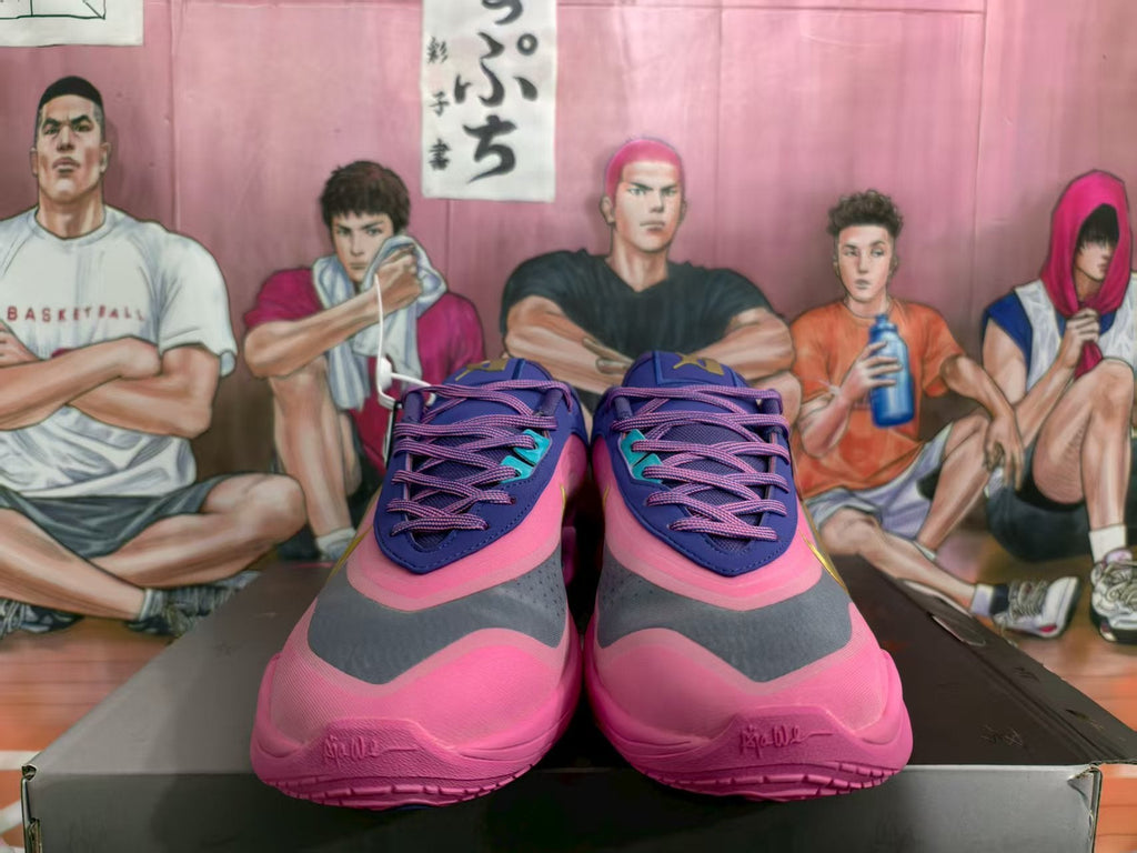 Nike Basketball Shoes Pink and Blue