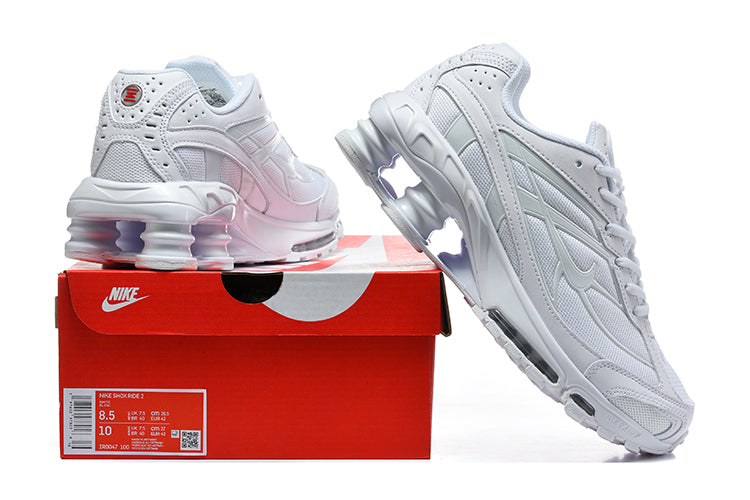 Nike Shox Ride 2 White Sneakers