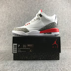 Jordan Air Jordan 3 Retro White Red Sneakers