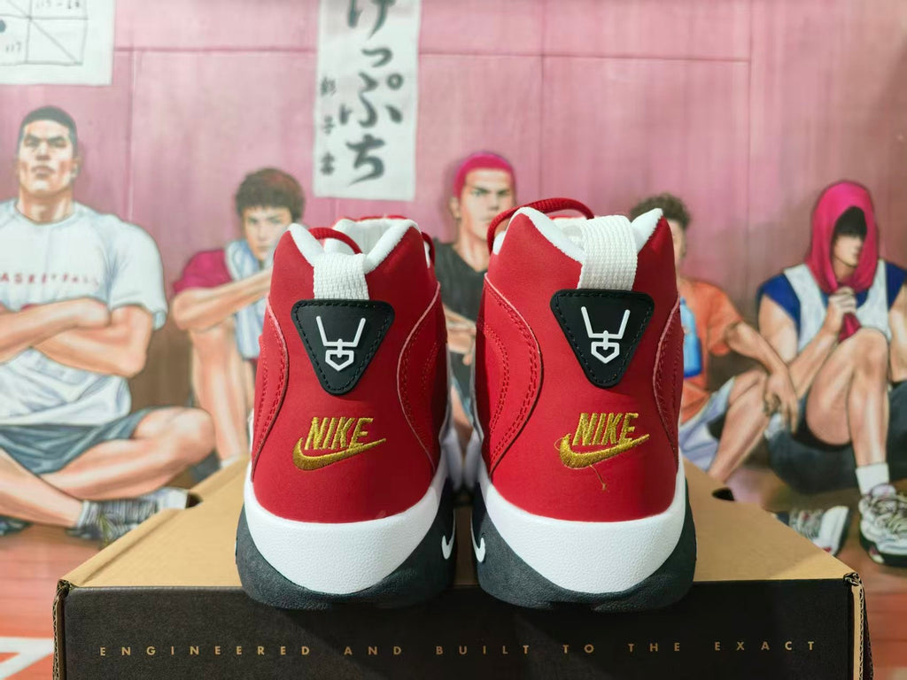 Nike Basketball Sneakers White and Red