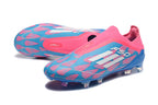 adidas F50 Laceless Soccer Cleats Pink Blue