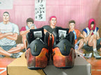 Nike Flightposite Basketball Sneakers in Orange and Brown