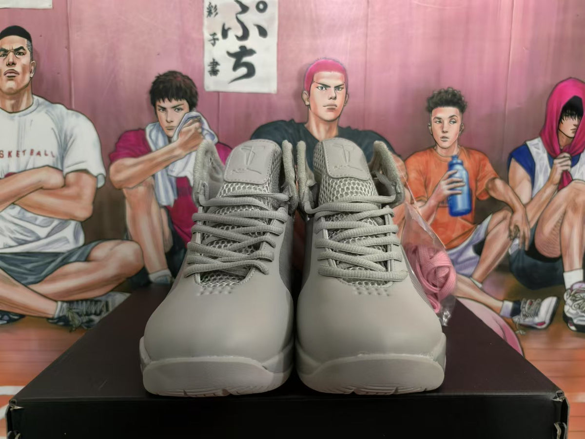 Nike Basketball Sneakers Gray High-Top