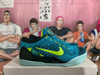 Nike Basketball Sneakers Blue and Volt Style EU 39-46