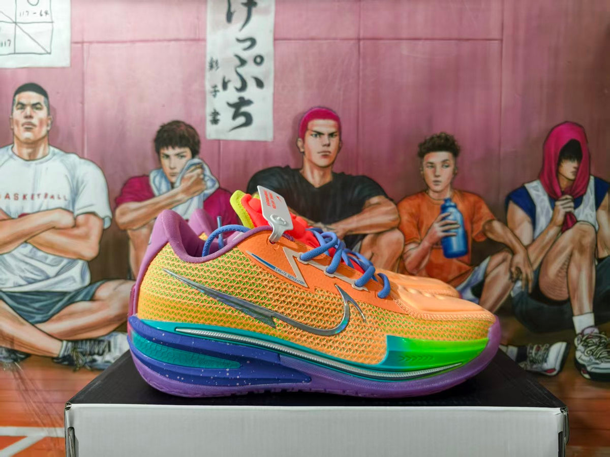 Nike Candy Basketball Sneakers Orange Purple Green