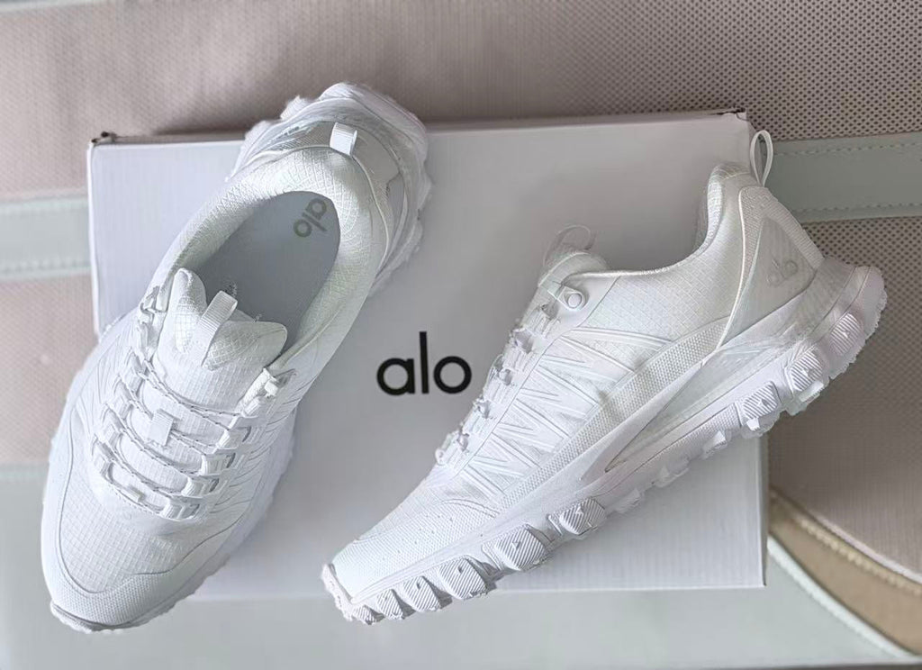 Alo All-Terrain Hiking Sneakers in White