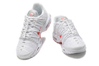 Nike Air Max Plus TN White and Red Sneakers