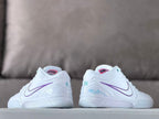 Nike Kobe 4 Low Basketball Shoes White Purple Charlotte