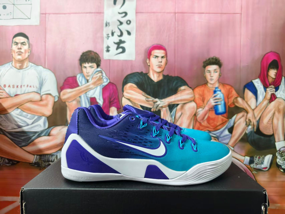 Nike Basketball Sneakers Purple Blue