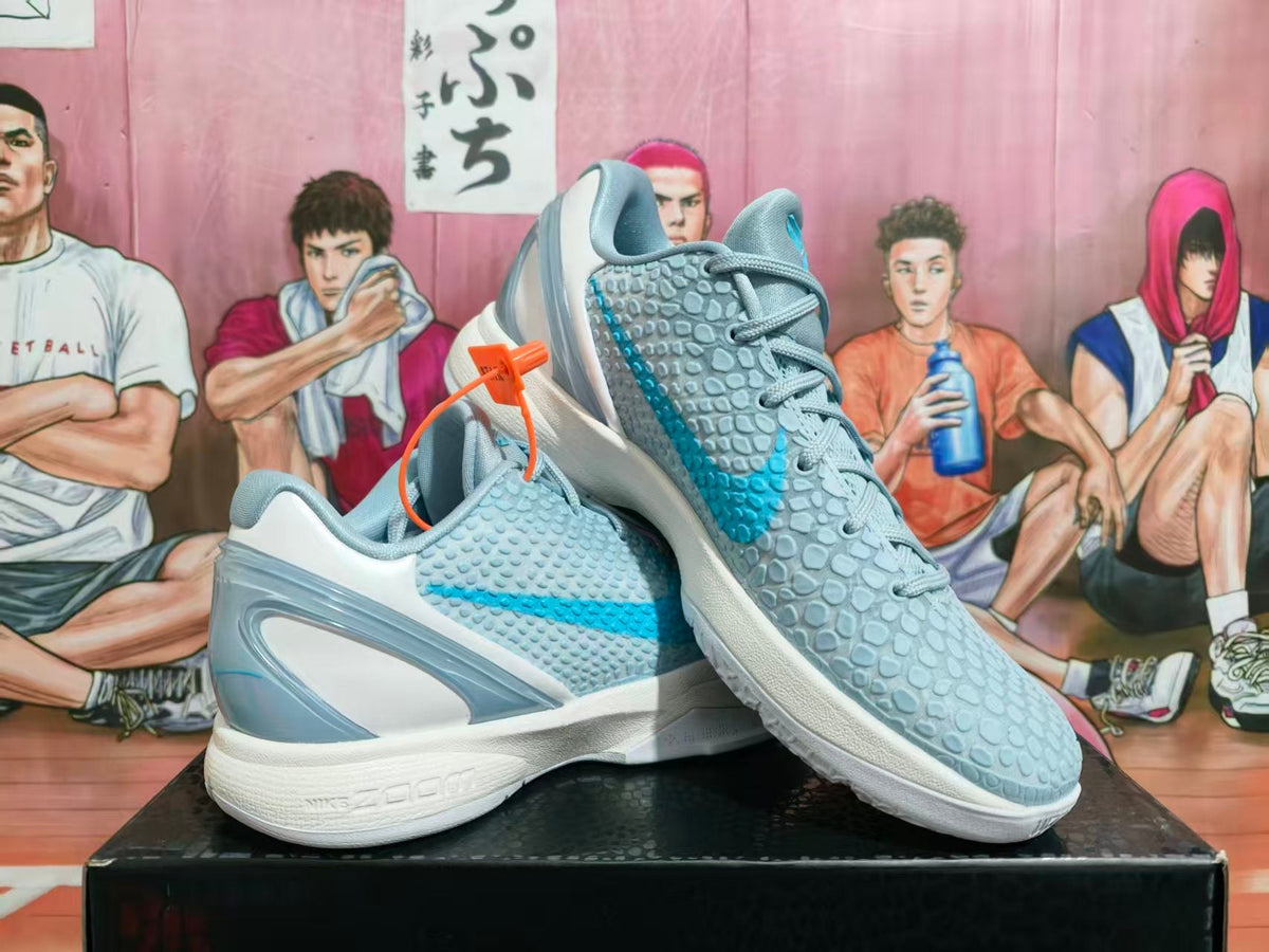 Nike Kobe 6 Protro Basketball Shoes, Light Blue