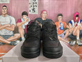 Black Basketball-Style Sneakers