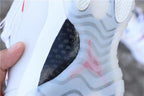 Jordan Air Jordan 11 Platinum Tint White Red Sneakers