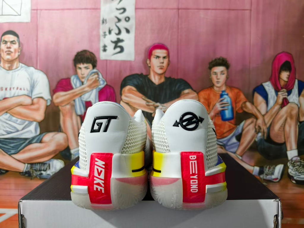 Nike GT Basketball Shoes White Blue Red