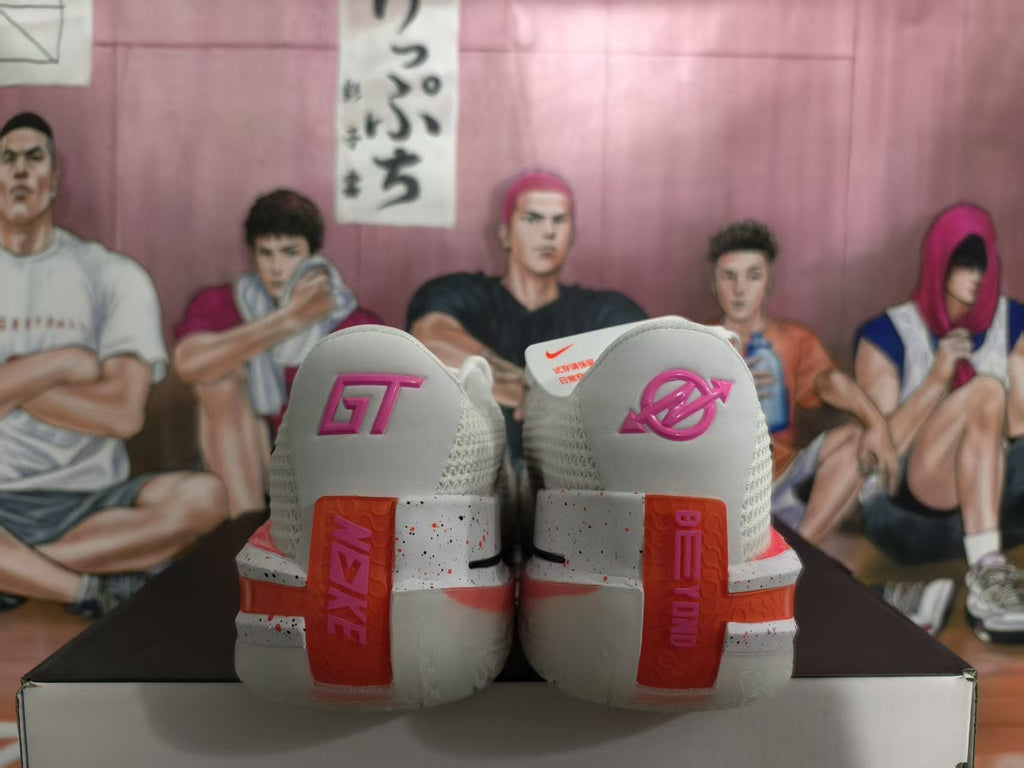 Nike GT Basketball Sneakers Peach White