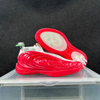 Red and White Layered Sole Sneakers