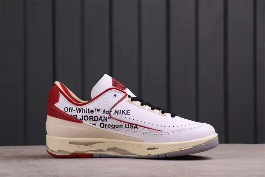 Jordan Air Jordan 2 Low SP Off-White White Red DM7866-140