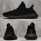 Yeezy 350 V2 Black Knit Sneakers