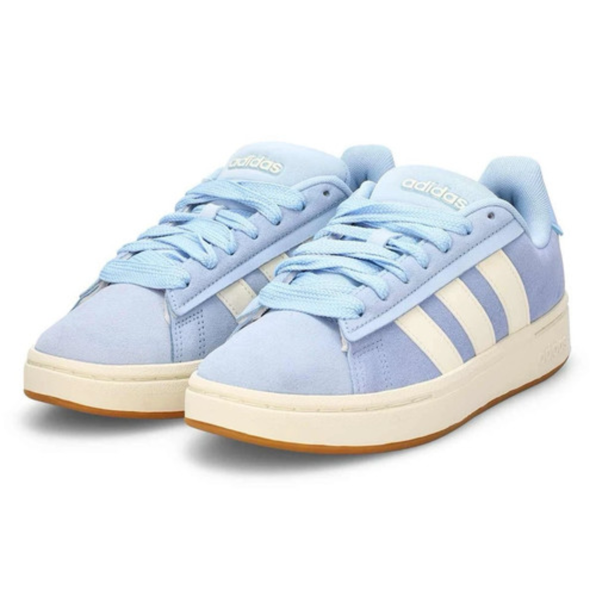 Adidas Womens Blue/White Grand Court Alpha 00's Sneakers, JS5038